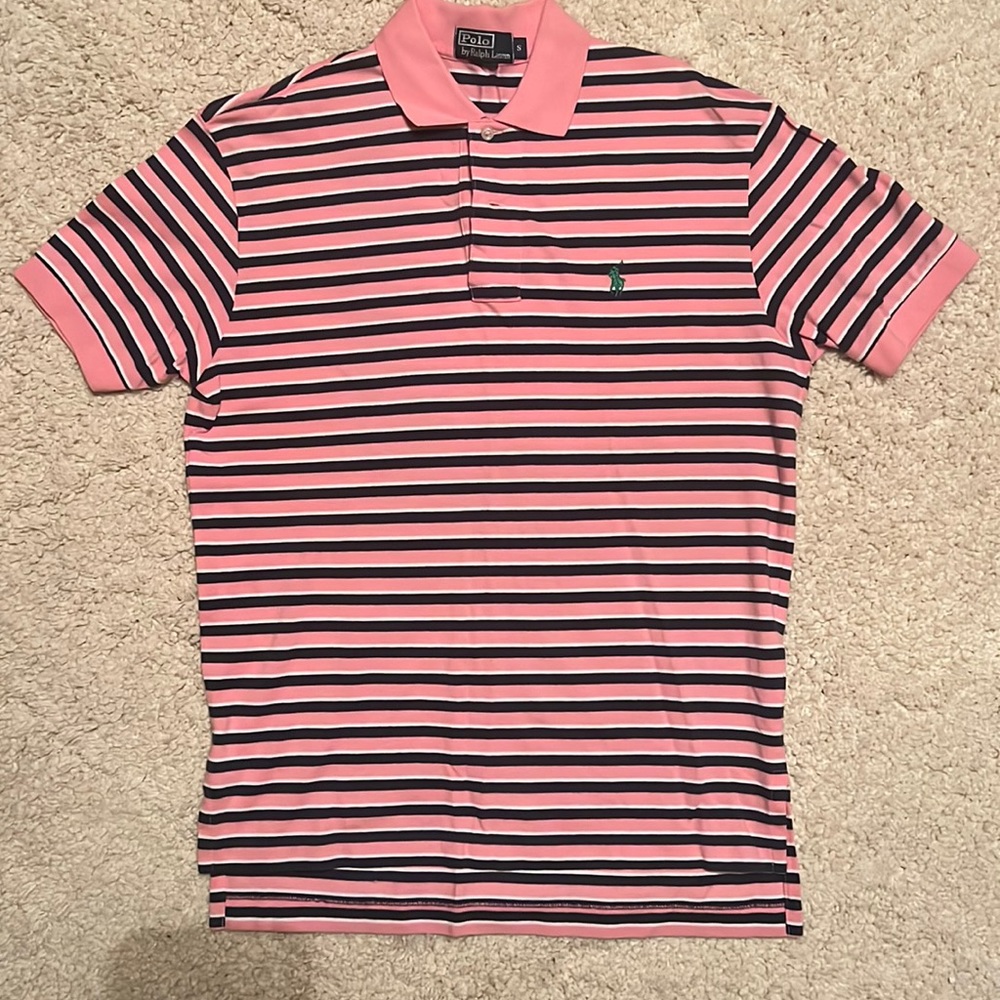 Mens Polo Ralph Lauren striped button down shirt